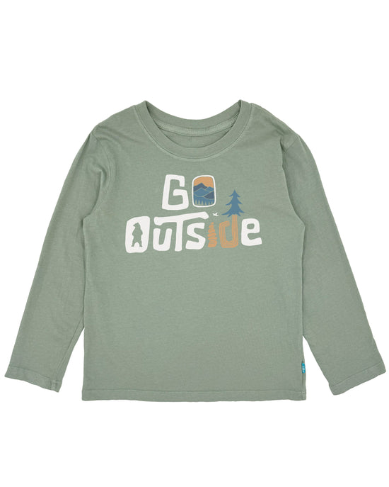 GO OUTSIDE L/S TEE