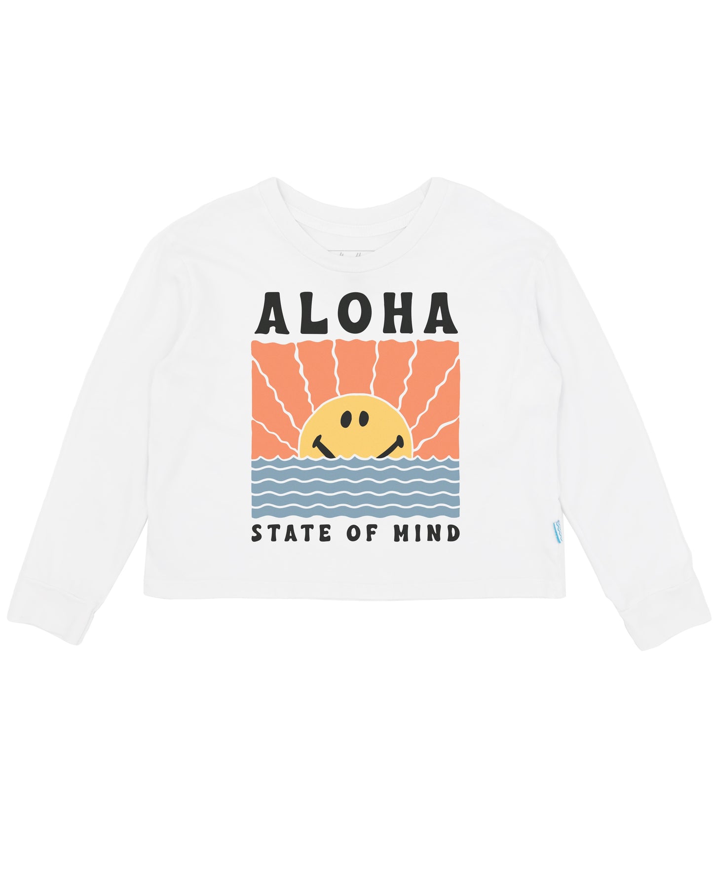 ALOHA STATE L/S CROP TEE