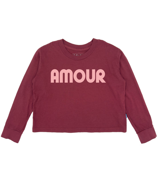 AMOUR L/S CROP TEE