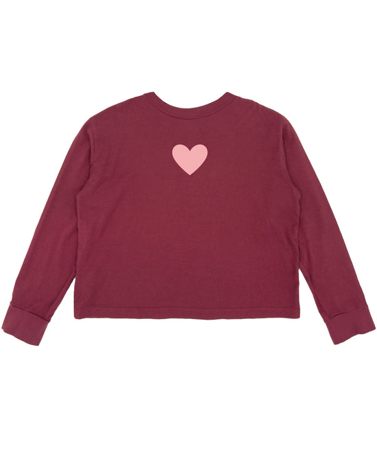 AMOUR L/S CROP TEE