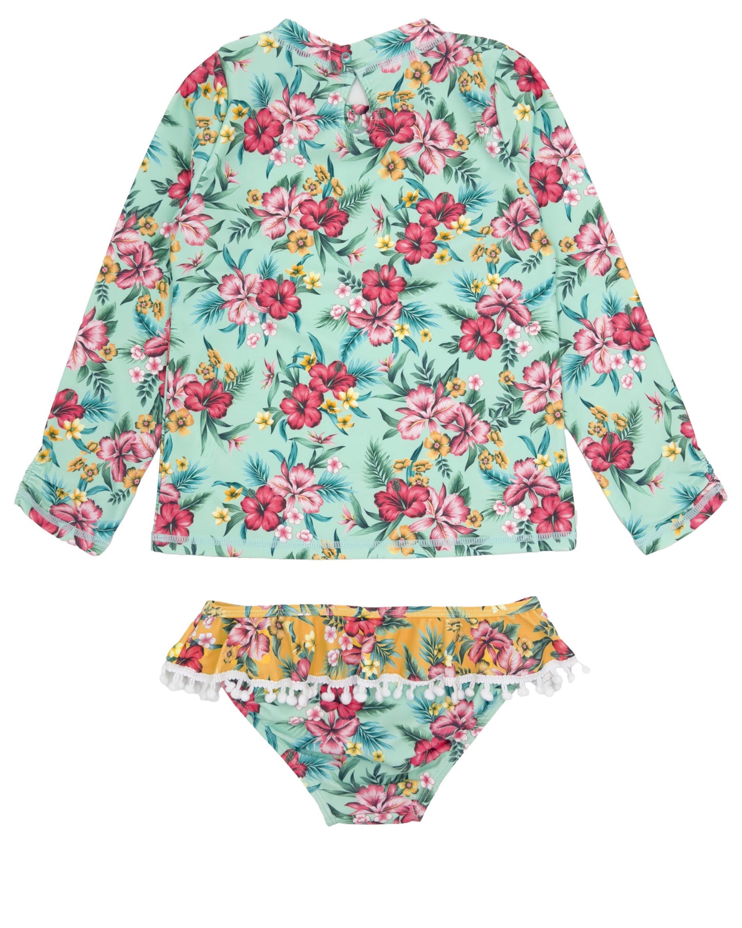 Sandy Toes Swim L/S Set