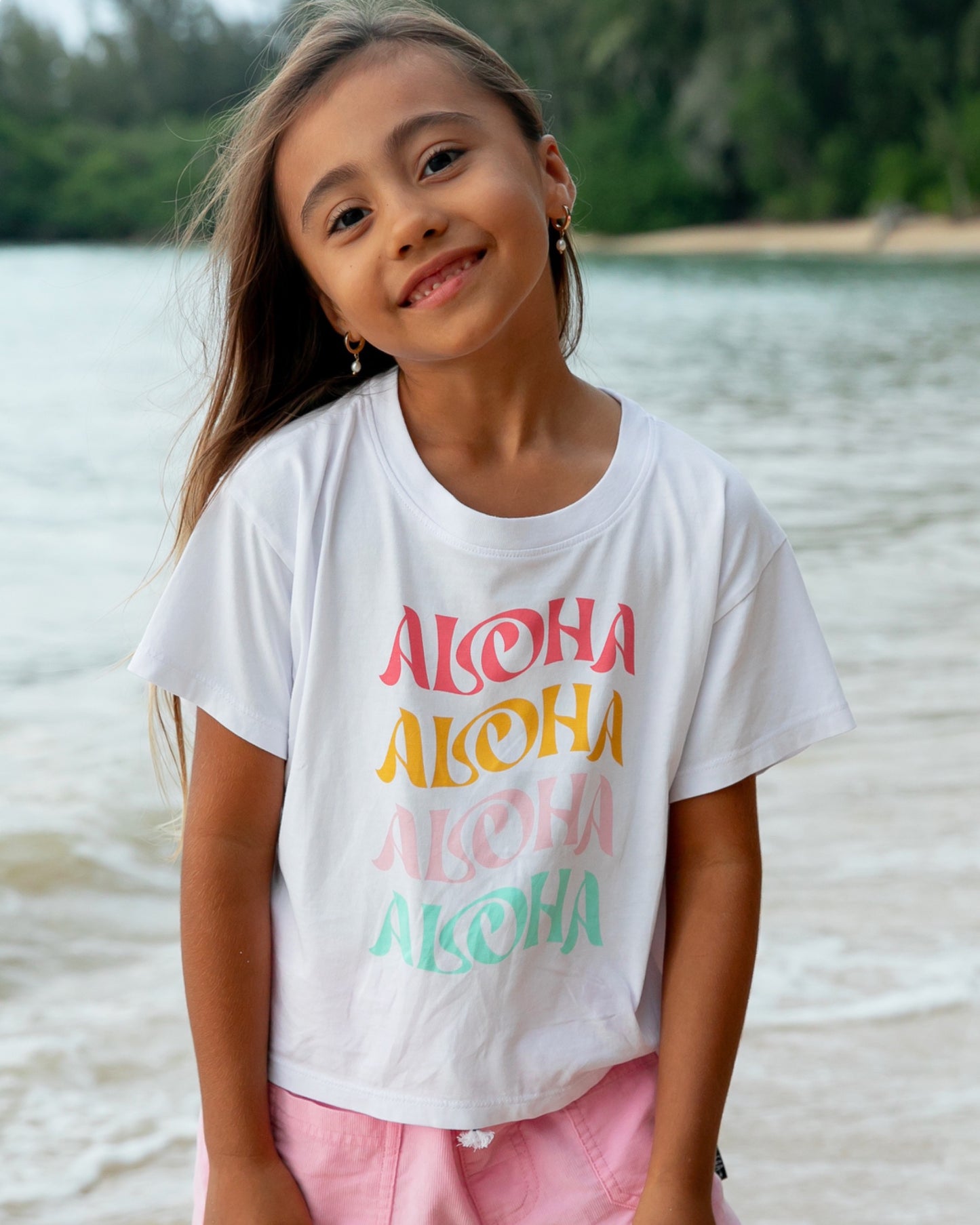 Aloha Boxy Tee