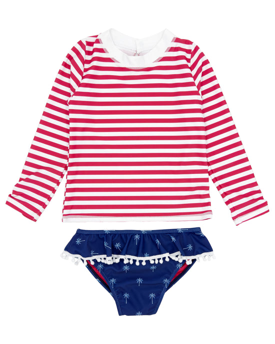 Sandy Toes Swim L/S Set