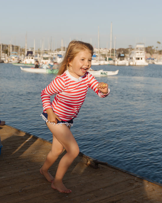 Sandy Toes Swim L/S Set