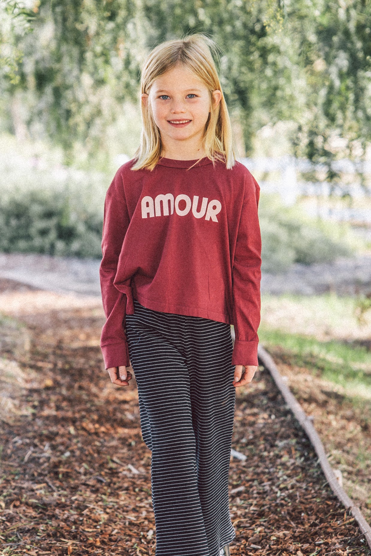 AMOUR L/S CROP TEE