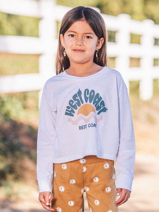 BEST COAST L/S CROP TEE